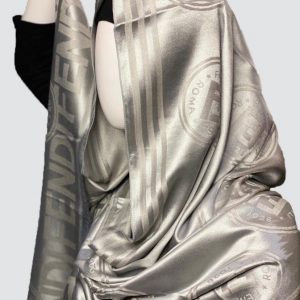 PnL Grey Silky Cashmere Scarf