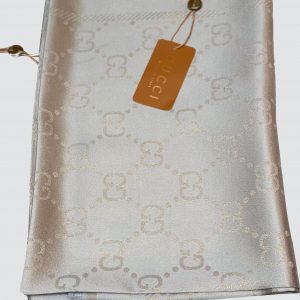 Grey Shimmer Silk Scarf