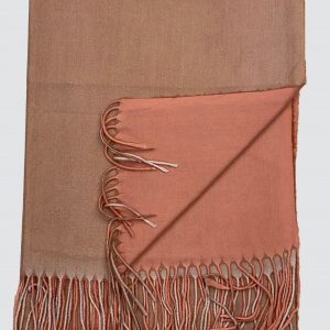 Coral Pink Woolen Scarf