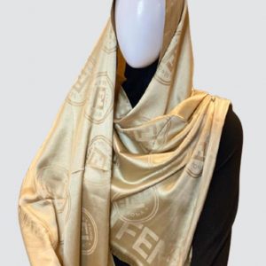 PnL Gold Silky Cashmere Scarf