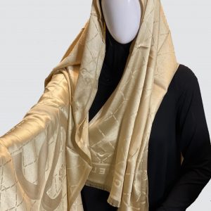 Golden Silky Cashmere Scarf