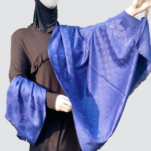 Cobalt Blue PnL Woolen Scarf