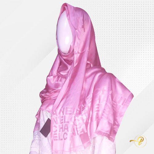 Pink Satin Silk Scarf (3002)