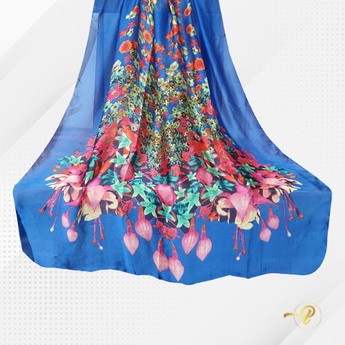 floral breeze silk scarf