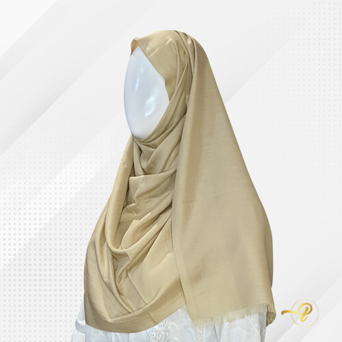 warm beige hijab
