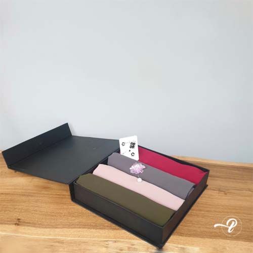 green chiffon hijab set - chiffon georgette