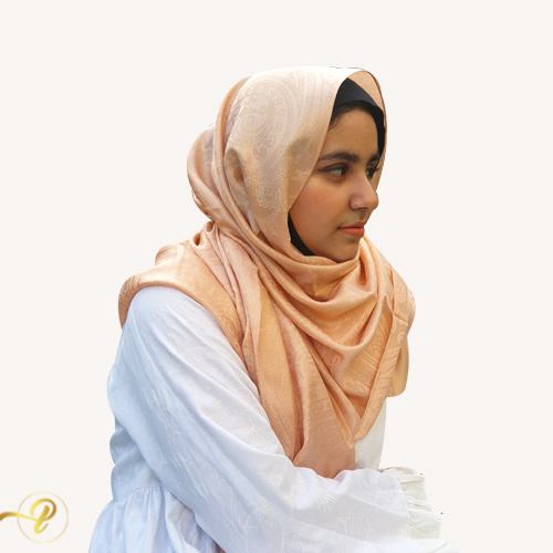 silk scarf-peach-pink-cherryblossom